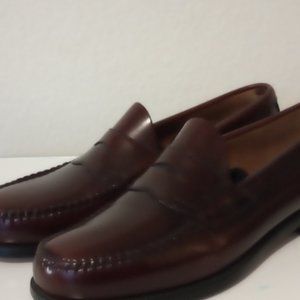 G.H. Bass & Co. Burgundy Penny Slot Loafers WEEJUNS 11D